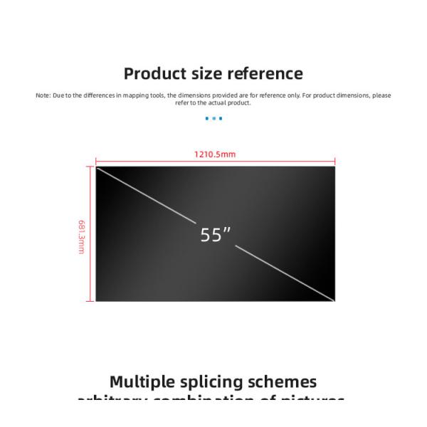 BOE LG Model Bezel 55inch Indoor Lcd Splicing Screen LCD Video Wall Display Screen Seam 0.88mm for Shopping Center Monitoring