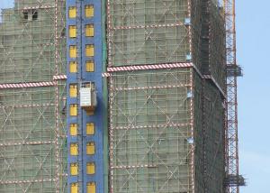 China Single Cage 60m / min 2000 Kg Construction Man Lift wholesale