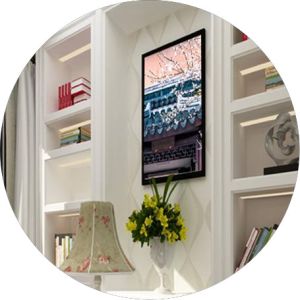 China BOE Black Diamond Screen Bluetooth Speaker Built In Famous Paintings wholesale