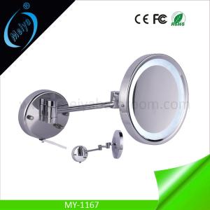 China wall mounted cosmetic mirror with LED light wholesale