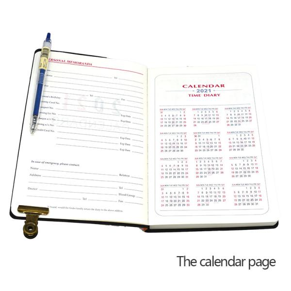 Custom Color A5 Pu Leather Cover Notebook for Personalized Leather Agenda Notebooks