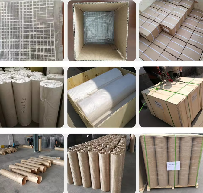 Bright Stainless Steel Wire Mesh Durable For Pallet Packing Steel Mesh Rolls