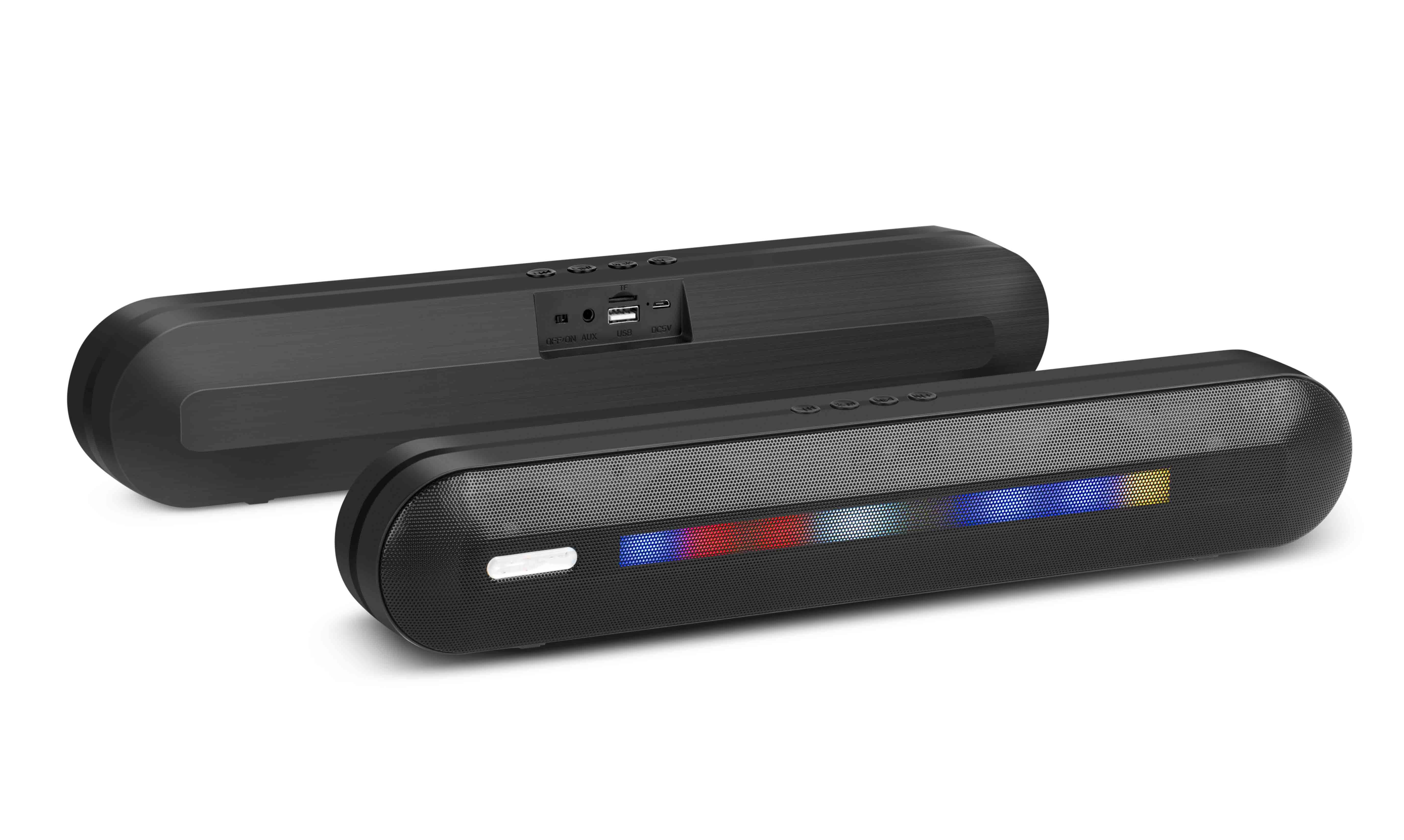 China NEW design bluetooth soundbar speakers 1200mah two speakers wholesale