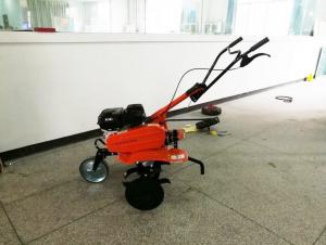 China 6.5HP Gas Powered Pull Behind Tiller Farm Rotary Tiller With Belt Drive wholesale