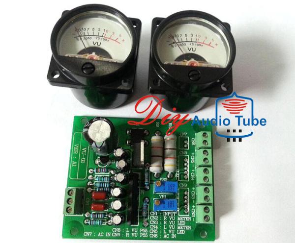Quality SO-39 500VU Analog VU Meter , Vintage Amp Parts Stereo Driver PCB Board For HIFI DIY for sale
