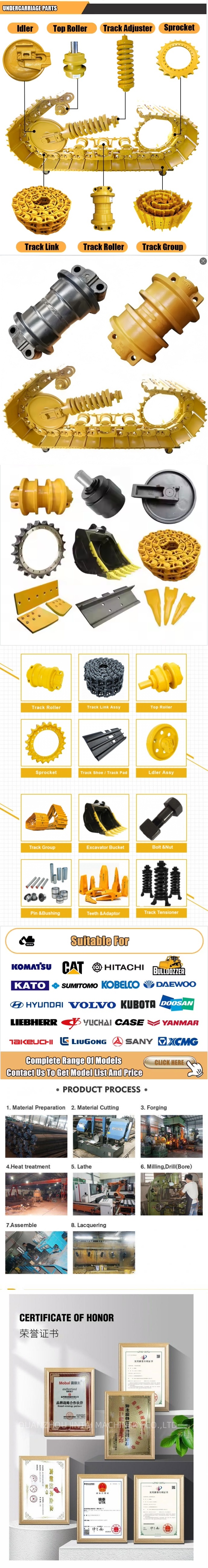KX040-4 Mini Track Roller assembly view