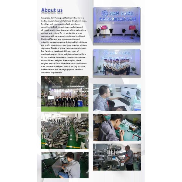 60Bags/Min Doypack Zipper Packing Machine For Grain Food