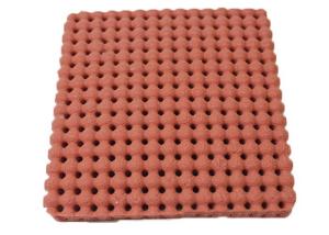 Perforated Soft Silicone Rubber Sheet Customized Color Environmental Friendly