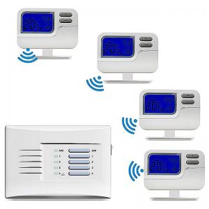 China 7 Day Programmable Water Heating and Cooling Digital LCD Room Thermostat Wireless on sale
