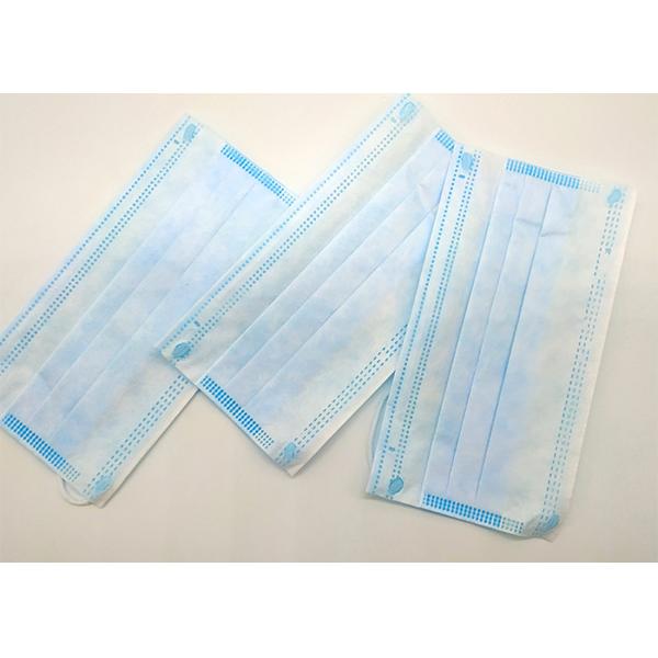 Medical Nonwoven Disposable Medical Masks / Doctor Medical Nurse Dust Mask 3 Ply
