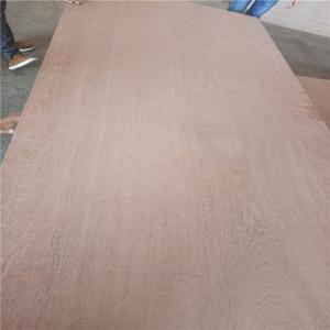 China Environmentally WBP Phenolic 12mm Sapele Faced Plywood on sale