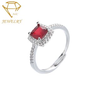 AAA CZs Sterling Silver Diamond Engagement Rings For Women