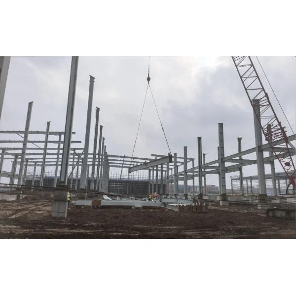 Light Steel Structure Warehouse Q235 Steel Construction Factory Building