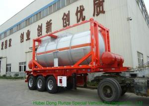 China 20FT Steam Heating Insulated Tank Container Stanless Steel For Yellow Phosphorus P4 wholesale