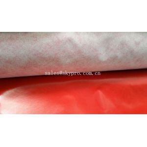 China Durable Waterproof Embossed PU Synthetic Leather Fabric for shoes wholesale