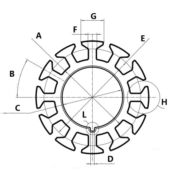 Powder Metallurgy Generator Stator Rotor Pump Winding Machine Core Motor