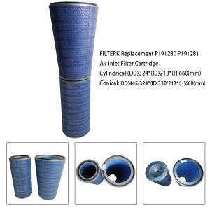 China Gas Turbine Replacement Filter Elements Air Inlet F7 - F8 Efficiency Hepa Grade wholesale