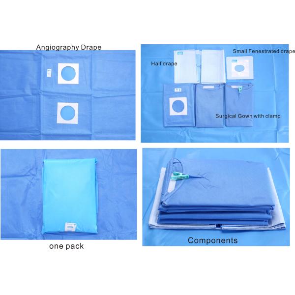 Sterile Medical Disposable Surgical Drapes for Angiography surgery