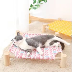 Wooden Pet Hammock Beds Disassembled Dog Hammock Bed Sustainable