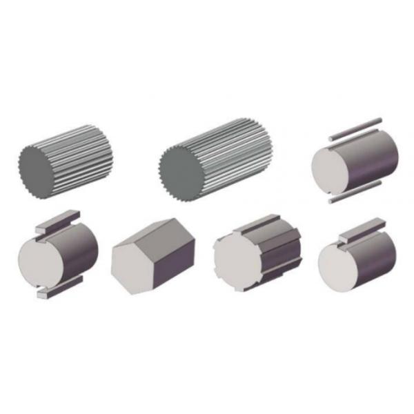 Screw Cold Rolling Shaft For Twin Screw Extruder Involute Inner Spline Type 4