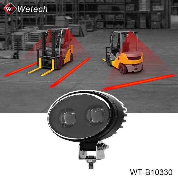 Quality Red / Blue Forklift Safety Zone Lights IP67 Fork Truck Safety Light for sale