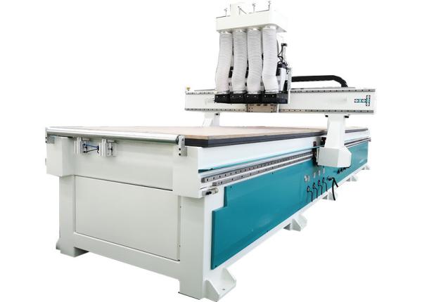 Quality Multi Double Head 4 Spindles Automatic 3D Wood Carving Cnc Router 1325 2030 2040 1530 Cnc Nesting Machining Center for sale