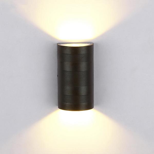 Waterproof up down black led outdoor wall lights & exterior wall light outside wall lamp