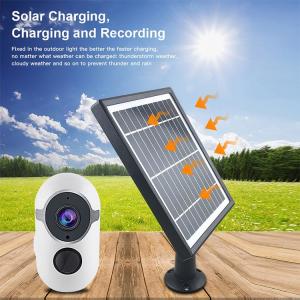 China Outdoor Solar Power Two-way Audio Video Recording Camera 1080P Wireless Wifi Mini CCTV Camera wholesale