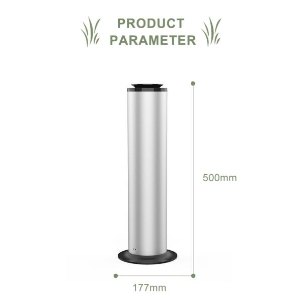 Electric Diffusers Fragrance Oil Scent Diffusers Aluminum Tower Scent 500Ml Wifi Hotel Waterless Diffuser
