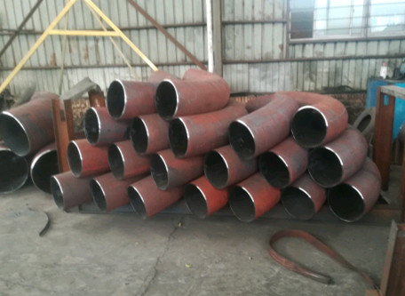 Welded Seamless Metal 45 Degree Pipe Bend 3D ASTM A105
