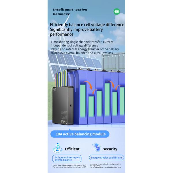 Enerkey 10a Intelligent Equalizer 2s-24s Smart Active Balancer For NCM/LFP/LTO Batteries