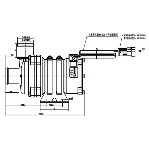 OWP series bldc water pump for data centre and servers' cooling circulation system