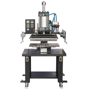 China Pneumatic Hot Stamping Machine 320KG Pressure Adjustment With Ring Nut wholesale