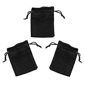 Velvet Cloth Drawstring Pouches Handy Gifts Jewelry Bags,Cream Drawstrings Velvet Bags for Jewelry, Gift, Wedding Favors