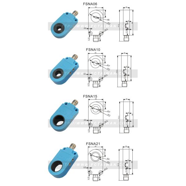 NPN PNP Normally Open Proximity Sensor For Packaging Machine