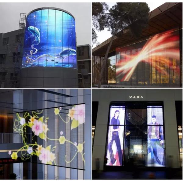 Transparent LED 3.91mm P7.82 Window Advertising Glass Board