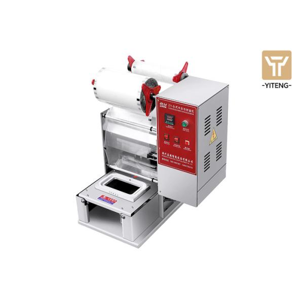 500W Table Top Tray Sealing Machine Food Thali Packing Machine Semi Automatic