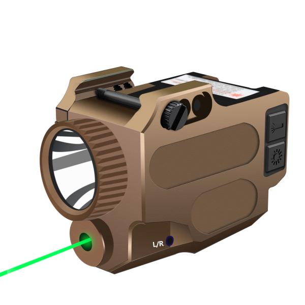 Quality 520nm Shotgun Green Laser Light Combo 500 Lumens Rechargeable for sale