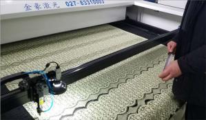 China Embroidery Fabric Lace Laser Cutting Machine Intelligent Positioning Cutting wholesale