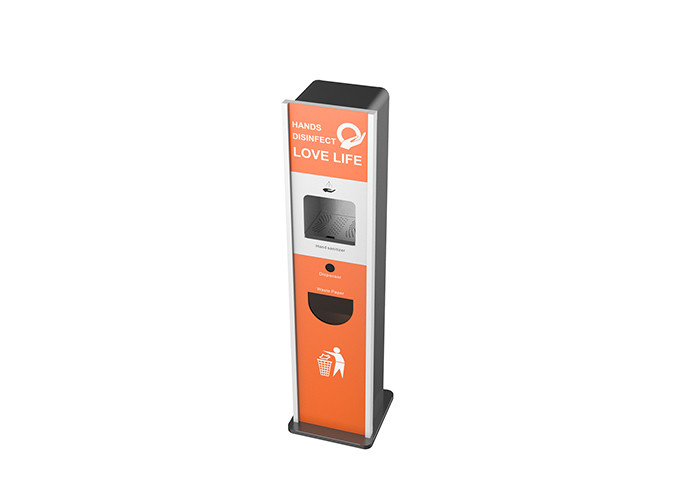 Free Standing Hand Sanitizer Dispenser Touchless Hand Sanitizer Kiosk Bottle