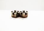 Small M12 Slotted Hex Nut With Pitch 1.75mm