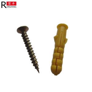 6*30mm 8*40mm Nylon Plastic Expansion Anchor