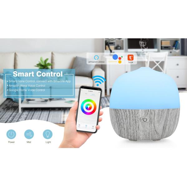 EMC BPA Free 120ml 5V 12w Wifi Ultrasonic Aroma Humidifier