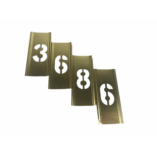 Brass Rectangle Custom Stencil Adjustable Interlocking for Paint Stencil