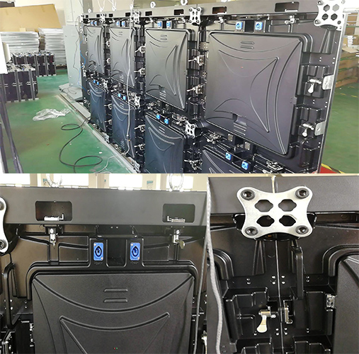 P5 SMD Indoor Full Color LED Display Screen Iron Or Aluminum Cabinet