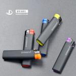 Transparent Pink Electric Lighter with Refillable Capability and Child