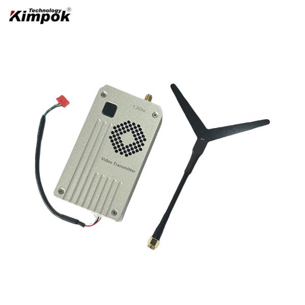 Quality 60km 300Mhz~1.5Ghz FPV VTX VRX 5W Wireless Video Transmitter And Receiver for sale