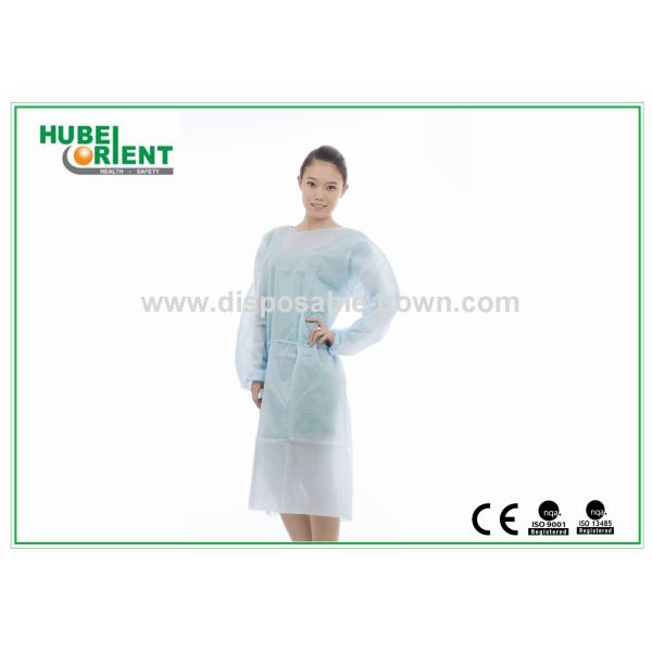 CE MDR Nonwoven Disposable Medical Isolation Gown For Hospital