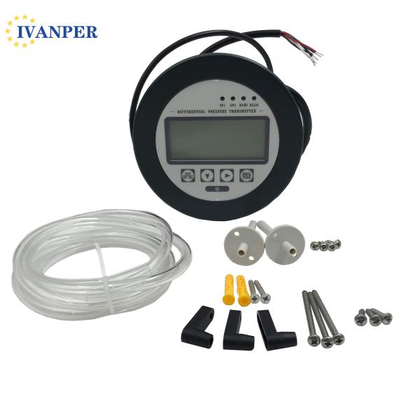 4-20mA Output Micro Differential Pressure Meter with ±2%FS Accuracy and High Precision