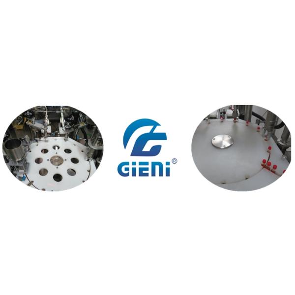 Servo Motor Pneumatic Nail Polish Making Machine With Automatic Capper